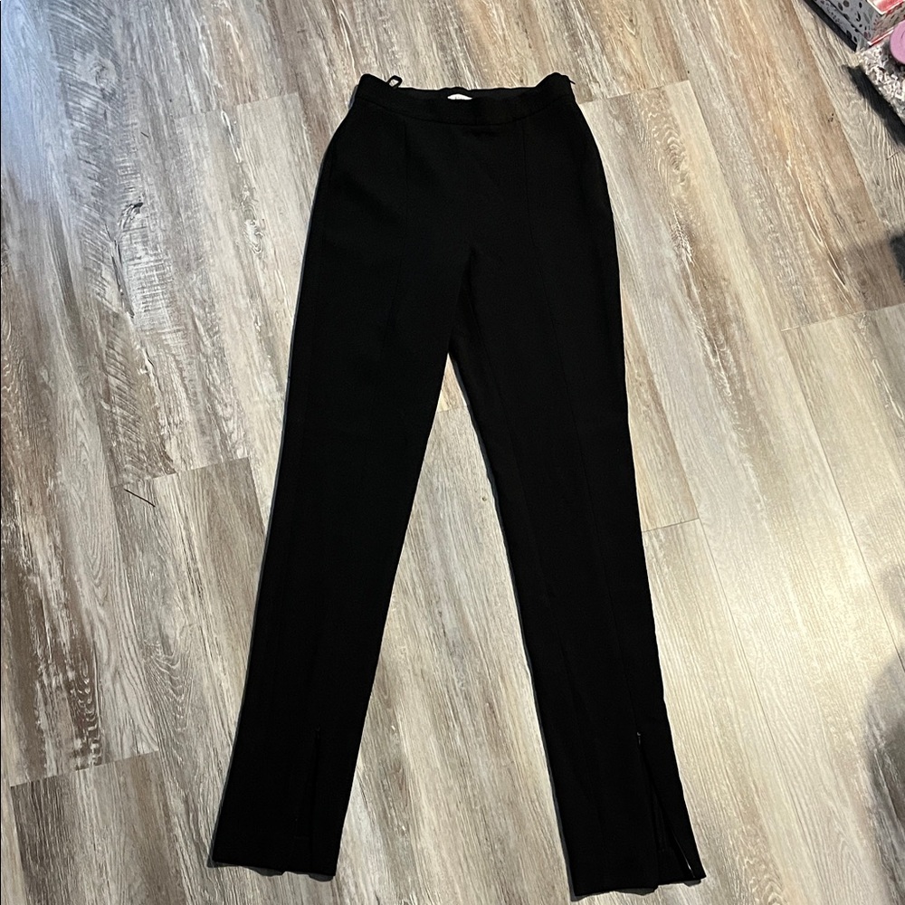 Babaton Elliot Black  Pant Side Slit